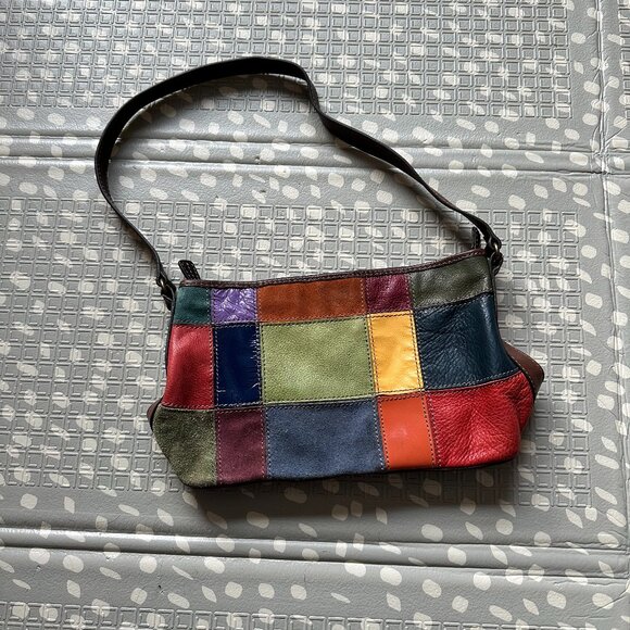 Pelle Studio Patchwork Shoulder Bag - Picture 1 of 6